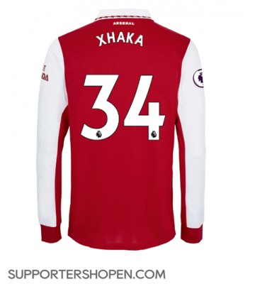 Arsenal Granit Xhaka #34 Hemma Matchtröja 2022-23 Långärmad